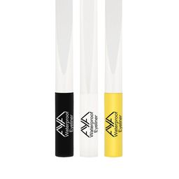 AYA Set Of 3 Long-Lasting Waterproof Liquid Eyeliner - 5ml Each - Kohl Black-Sugar White-image-62
