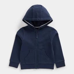 Mothercare Kids Navy Solid Full Sleeves Hooded Sweatshirt-image-54