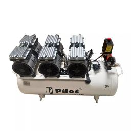 Pilot Oil-Free Silent Air Compressor 80 L 2250 W (750 W x3), PL-OF5503-30