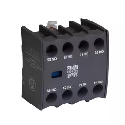 Elmeasure Auxiliary Contactor with Rating 4 A, 240 V AC, 2NO+2NC, EACBA2NONC-11