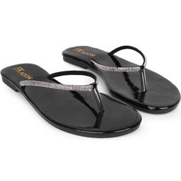 FK AZON Women Black Flats-image-30
