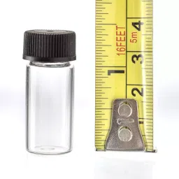 The First Lab Made of Borosilicate Clear Glass With Leak Proof Screw Cap 10 ml (Pack of 10) image 3