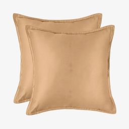 Zarf Set Of 2 Tan Cotton Cushion Covers-image-26