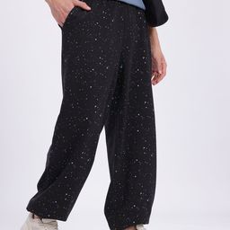 glitchez Men Abstract Print Baggy Fit Joggers-picture-8