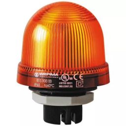 Werma Beacon EM 815 Series Yellow Steady 12-240 V AC/DC Panel Mount Incandescent Bulb IP65, 815.300.00-image-7
