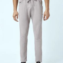 Ajile by Pantaloons Grey Cotton Slim Fit Trackpants-picture-26