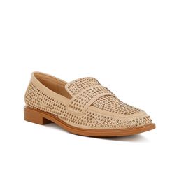 London Rag Women Solid Slip-On Round Toe Leather Loafers-56