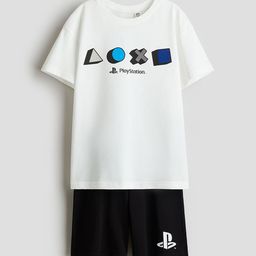 H&M Printed Cotton Pyjamas-image-50