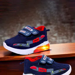 HOOH Now Comfort in Fashion Unisex Kids Colourblocked Velcro neakers-image-66