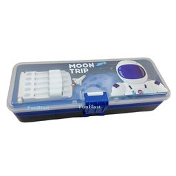 FunBlast Double Layer Pencil Box with Auto Lock Space Theme (Color May Vary))-14