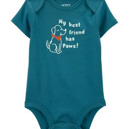 Carter's Baby Dog Original Bodysuit - Green-image-10