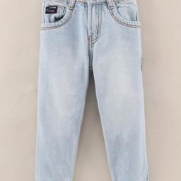 Little Kangaroos Full Length Denim Jeans - Light Blue-picture-41