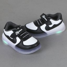 FEETWELL SHOES Colorblocked Party LED Shoes -White Black-image-18