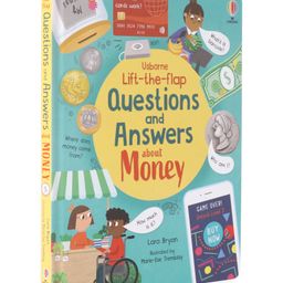 Usborne Lift-the-Flap Questions and Answers about Money Early Learning Book - English-4