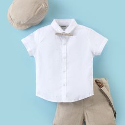 ToffyHouse Shirt and Bottom Set Half sleeves Male Beige 18-24m-image-27