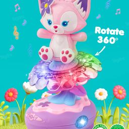 Toysire Musical Toys for Kids 360 Degree Rotating Light & Sound Toy with Bump and Go action Toy-17