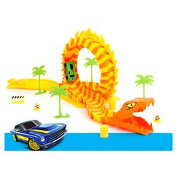 NEGOCIO Max Speed Racing Track Set! With 93 pieces of track that can be assembled in endless configurations, this toy is sure to provide endless hours of fun and excitement for kids of all ages.-11
