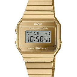 CASIO Unisex Dial & Stainless Steel Cuff Straps Digital Chronograph Watch D347-47