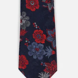 Louis Philippe Men Printed Silk Broad Tie-picture-12