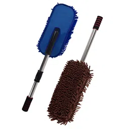 Aura Brown & Blue 2 pieces PVC Solid Bath Accessories Set-picture-38