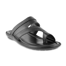 Mochi Men Black Leather Sandals-image-62