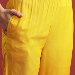 Anouk Tasseled Gotta Patti Kurta with Trousers & With Dupatta image 2