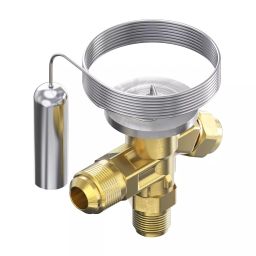 Danfoss Thermostatic Expansion Valve Single-Flow Angleway Flare Connection Type 35 mm (1 3/8 inch) Size, 068Z3400-48