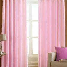 BELLA TRUE Pink 2 Pieces Ripple Fold Window Curtains-image-22