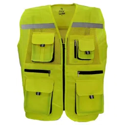 Evion Xtra Large Size Yellow Reflective Safety Jacket, ES-16200-image-79