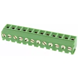 RS PRO 12 Pin PCB Terminal Block 3.81 mm Pitch Screw Termination, 7900957-39