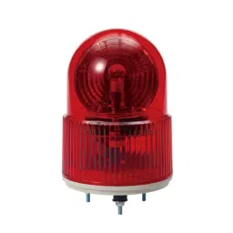 Qlight Bulb Revolving Warning Light 24 V DC Red, S100R-BZ-24-R-48