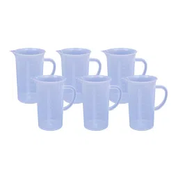 Bello jug-P6-1000 Measuring Jug with Handle Pour Spout for Lab 1000 ml (Pack of 6)-image-32