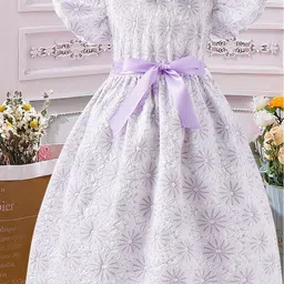 LULU & SKY Flutter Sleeve Fit & Flare Dress-image-53