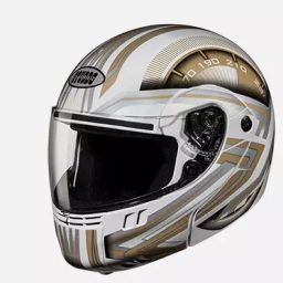 Studds N12 White Large (580 mm) Flip Up-Full Face Helmet, Ninja 3G D1 Decor-image-91