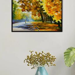 Art Street Nature Blessings Printed Multicolor Engineered Wood Wall Art-image-17
