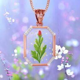 Joyalukkas 18k Gold Glitter Diamond Pendant-image-72