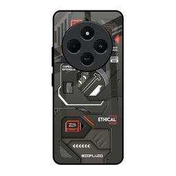 QRIOH Tech Aesthetics Printed Redmi 14C 5G Impact Resistant Back Case-24