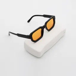 PELLE LUXUR Unisex Rectangle Sunglasses with UV Protected Lens PL25GS28-22