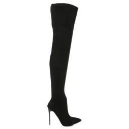 London Rag Women's Black Stiletto Booties-image-86