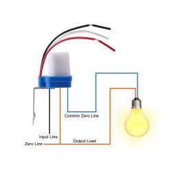 AS-10-220 Photo Switch DC Automatic On/Off Photocell Street Lamp Light Switch Controller AC 220V 50-60Hz 10A Photo Control Photo Switch Sensor - RS5915AS-10-220 Photo Switch DC Automatic On/Off Photocell Street Lamp Light Switch Controller AC 220V 50-60Hz 10A Photo Control Photo Switch Sensor - RS5915 image 3