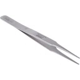 RS PRO 120 mm, Stainless Steel, Flat; Rounded, Tweezers, 2386255-picture-39