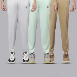 Vimal Jonney Multicolor Regular Fit Lounge Pants - Pack of 3-image-48
