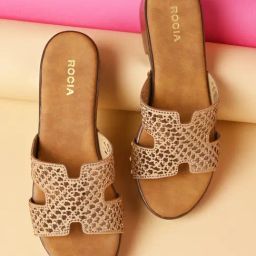 Rocia by Regal Women's Beige Casual Sandals-image-67