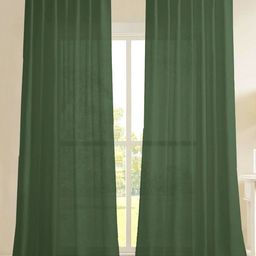 HOMEMONDE Green Set of 2 Sheer Window Curtain-image-22