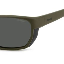 Polaroid Grey UV Protection Rectangular Sunglasses for Men image 3