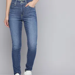 Levis Women 721 Skinny Fit High-Rise Light Fade Stretchable Jeans-image-17