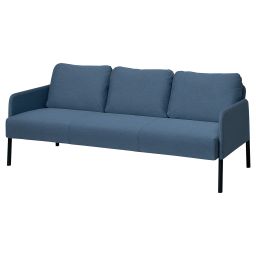 ikea glostad 3-seat sofa, Knisa medium blue-picture-5