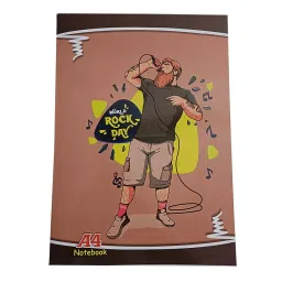 AAGAM 168 Pages Multi Color Exercise Book/Note Book Size A4, (Pack of 10)-image-14