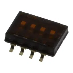 APEM DIP SW, SPST, 0.025A, 24VDC, SMD, IKH0403000.-36