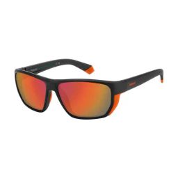 Polaroid Red UV Protection Rectangular Sunglasses for Men-image-102